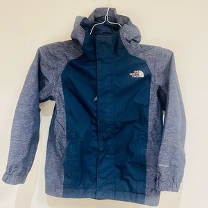North Face Rain Coat Navy Kids XS size 6